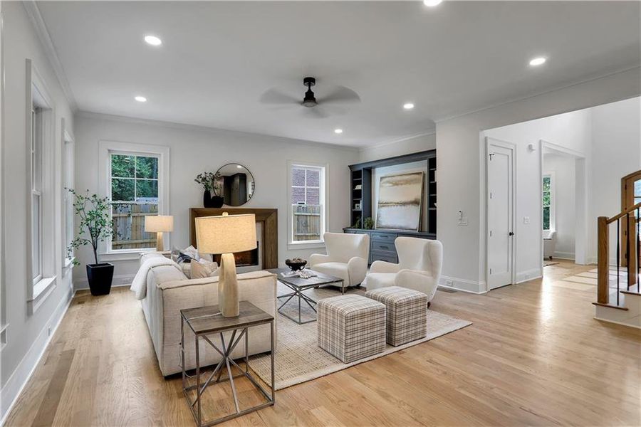Furnished interior view inside a new home in , Decatur (Image 4).