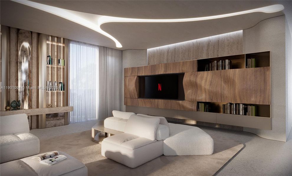 Furnished interior view inside a new home in , Golden Beach (Image 7). Furnished interior view inside a new home in , Golden Beach (Image 7).