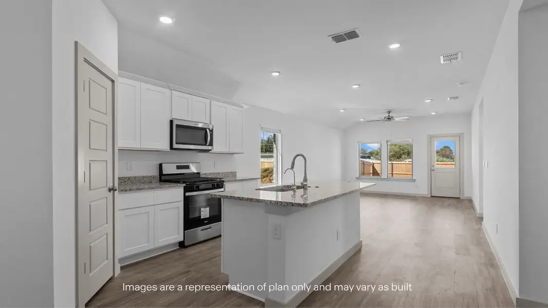 Furnished interior view inside a new home in Overlook West, Wolfforth (Image 5).