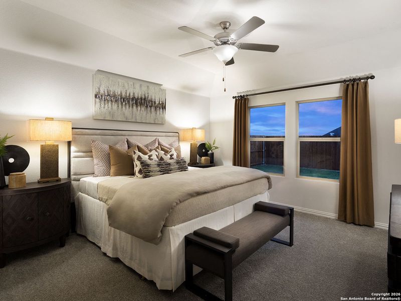 Furnished interior view inside a new home in Fox Falls, Boerne (Image 7).