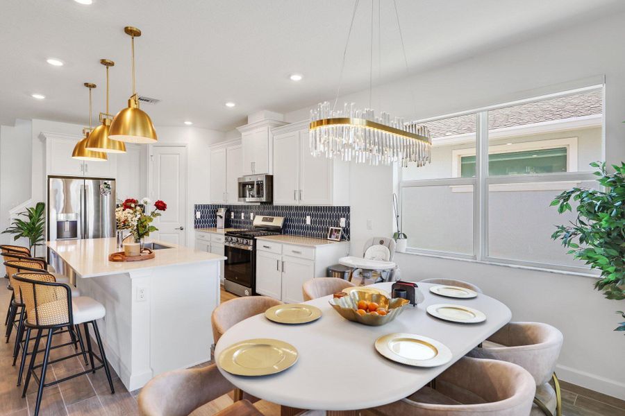 Furnished interior view inside a new home in , Loxahatchee (Image 16).