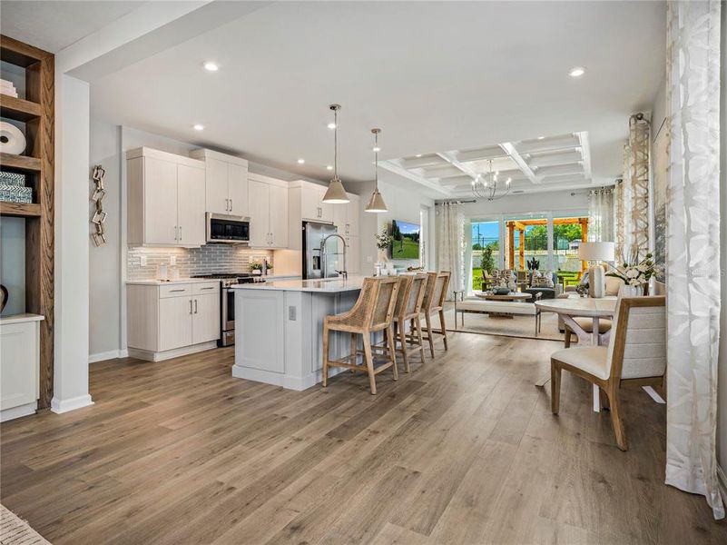 Furnished interior view inside a new home in , Lady Lake (Image 19). Furnished interior view inside a new home in , Lady Lake (Image 19).