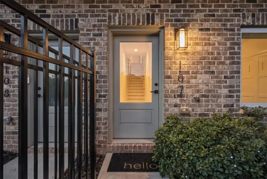 Exterior details and patio area of a home in Madison Park, Atlanta (Image 3).
