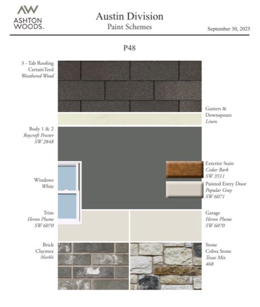 Sample of building materials used in homes in Willow Springs, Buda (Image 4). Sample of building materials used in homes in Willow Springs, Buda (Image 4).