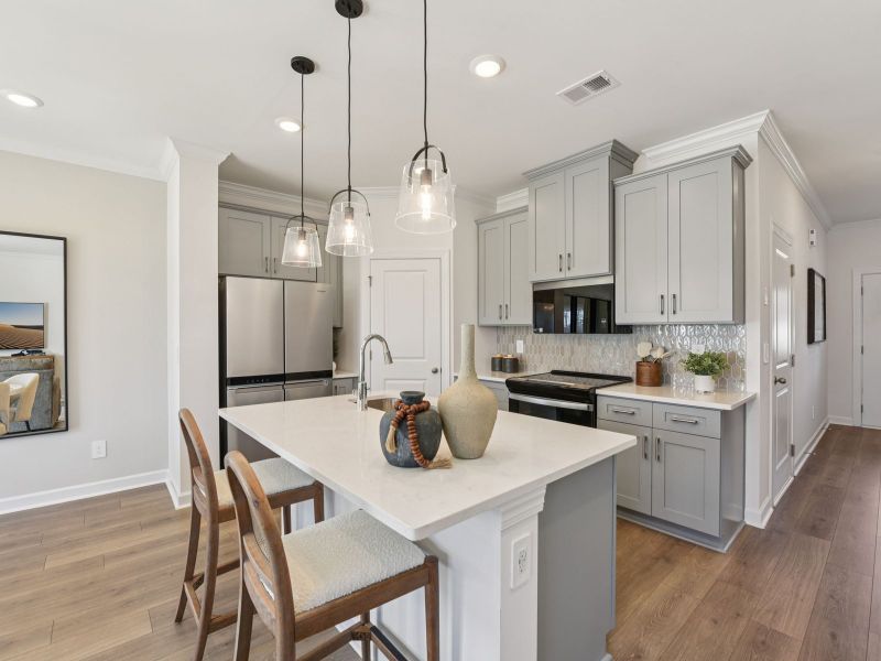 Furnished interior view inside a new home in Meadows at Wilson Farms - The Summit Series, Fort Mill (Image 8).