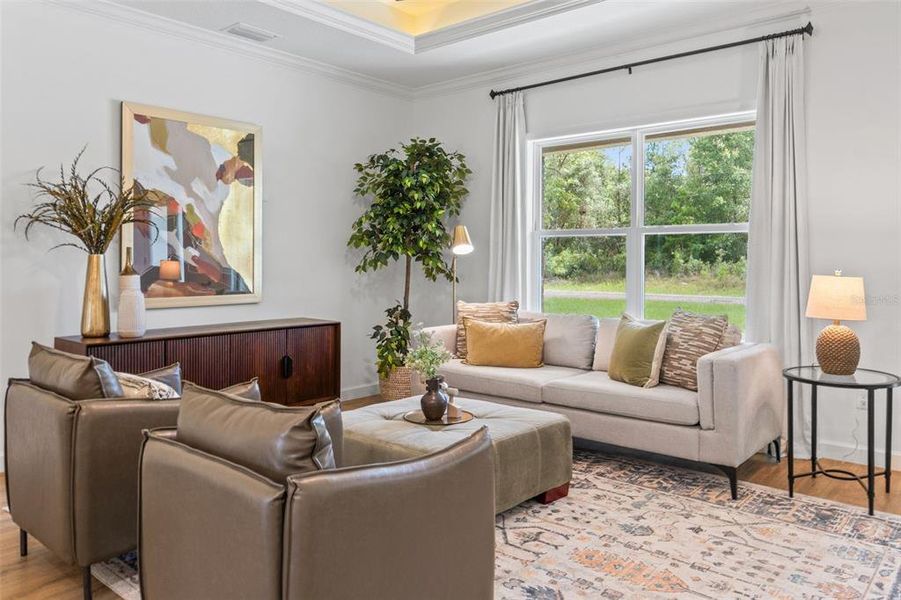 Furnished interior view inside a new home in , Citrus Springs (Image 36).