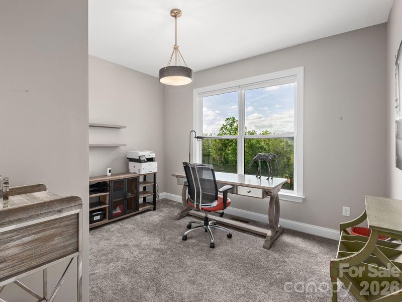 Furnished interior view inside a new home in , Hendersonville (Image 32).