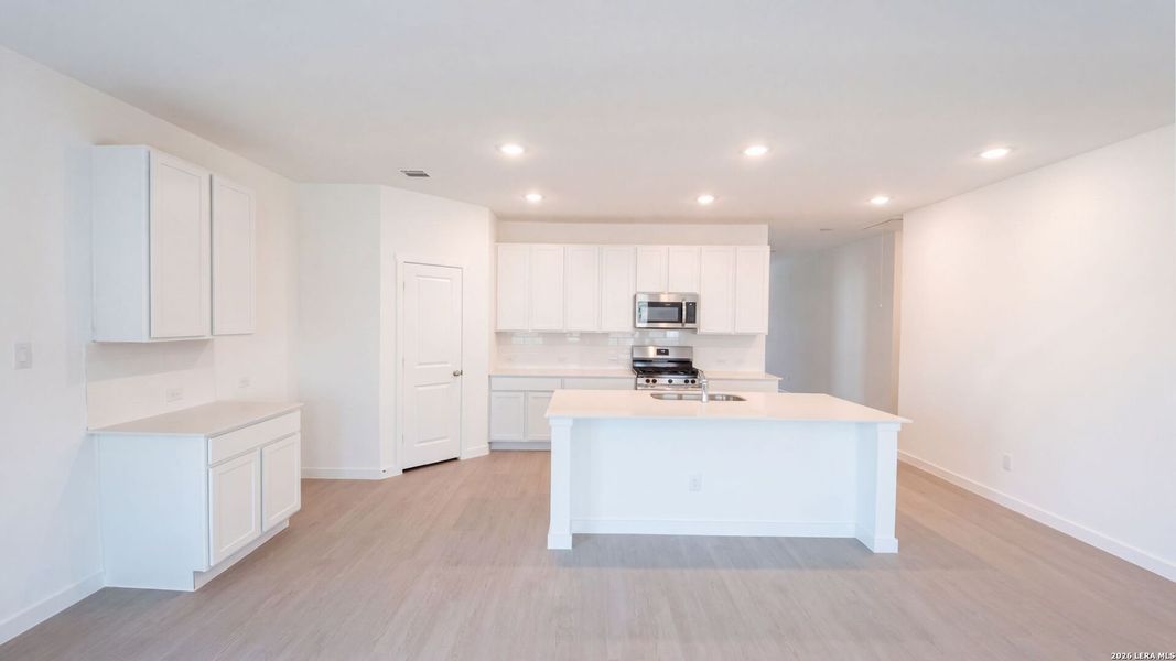 Furnished interior view inside a new home in Waterwheel, San Antonio (Image 5).