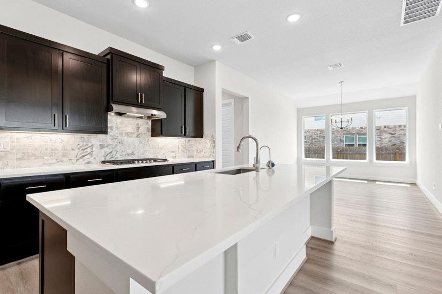Furnished interior view inside a new home in University Heights, Round Rock (Image 3). Furnished interior view inside a new home in University Heights, Round Rock (Image 3).