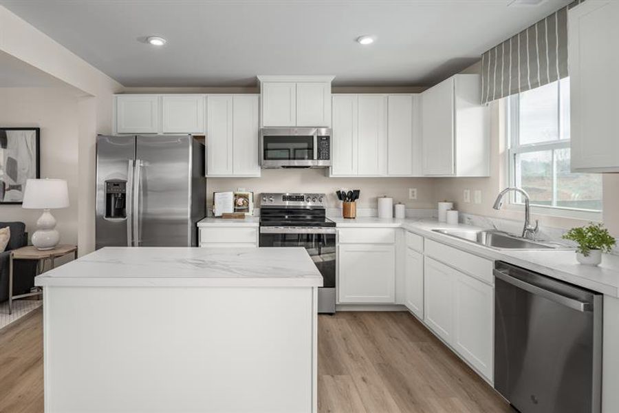 Furnished interior view inside a new home in Fall Crest, Antioch (Image 3).