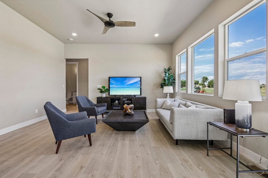 Furnished interior view inside a new home in Country Club Reserve – Fort Collins, Fort Collins (Image 5).