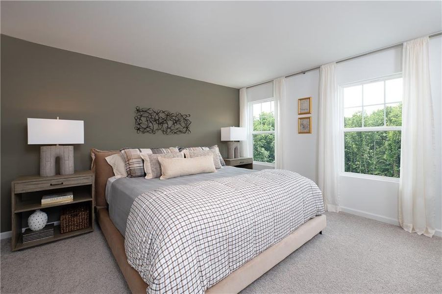 Furnished interior view inside a new home in Leydenview, Mableton (Image 9).