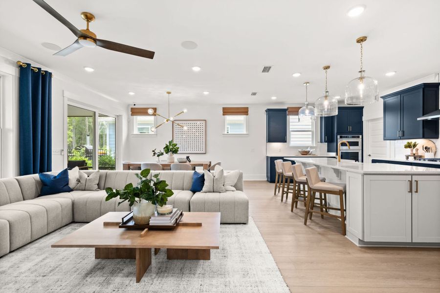 Furnished interior view inside a new home in Sun City Hilton Head, Bluffton (Image 7).