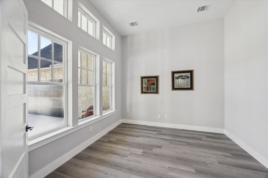 View from the Double Door Study Entry