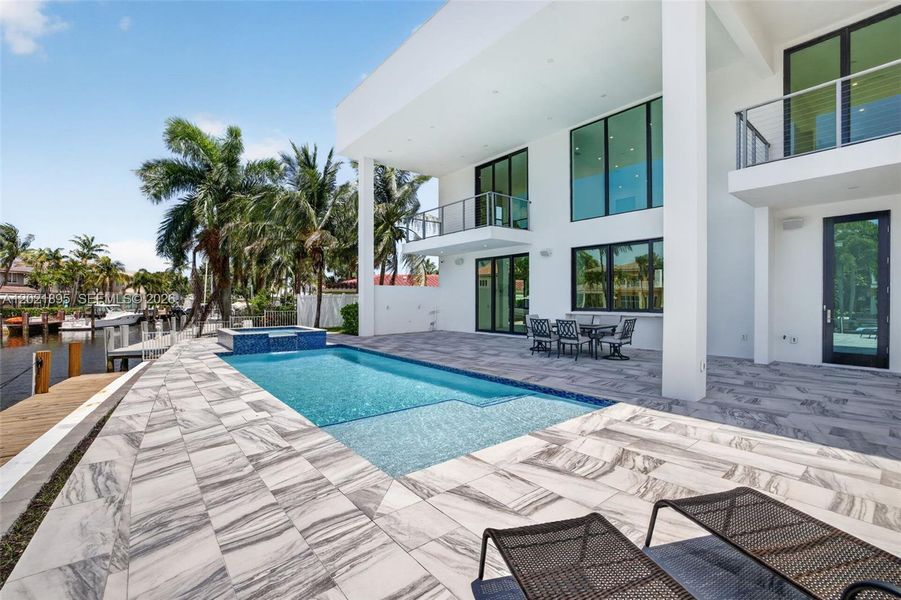 Exterior details and patio area of a home in , Pompano Beach (Image 36).