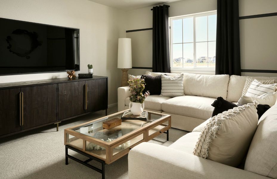 Furnished interior view inside a new home in Wolf Creek Run West, Strasburg (Image 9).
