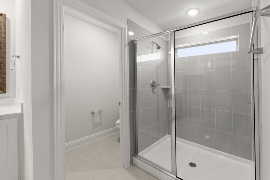 Front exterior of a new home in Sereno Oaks at Buckner Terrace, Dallas, TX, highlighting curb appeal (Image 23). Front exterior of a new home in Sereno Oaks at Buckner Terrace, Dallas, TX, highlighting curb appeal (Image 23).