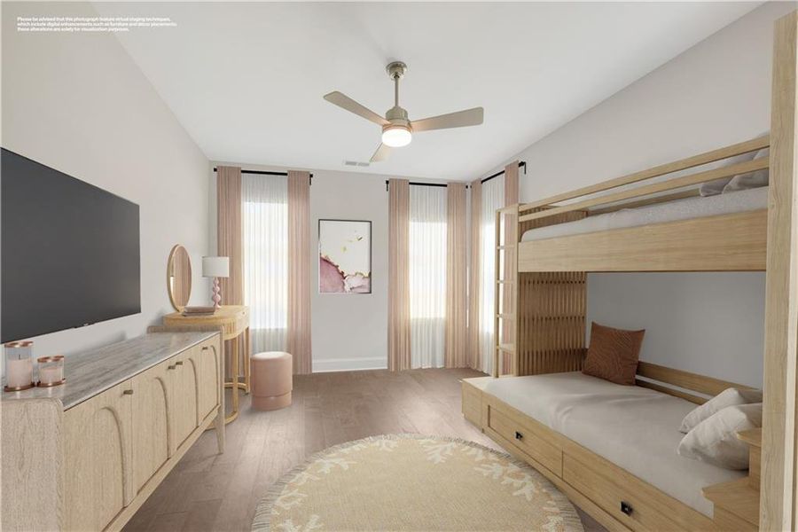 Furnished interior view inside a new home in The Retreat at Caney Creek, Alpharetta (Image 6).