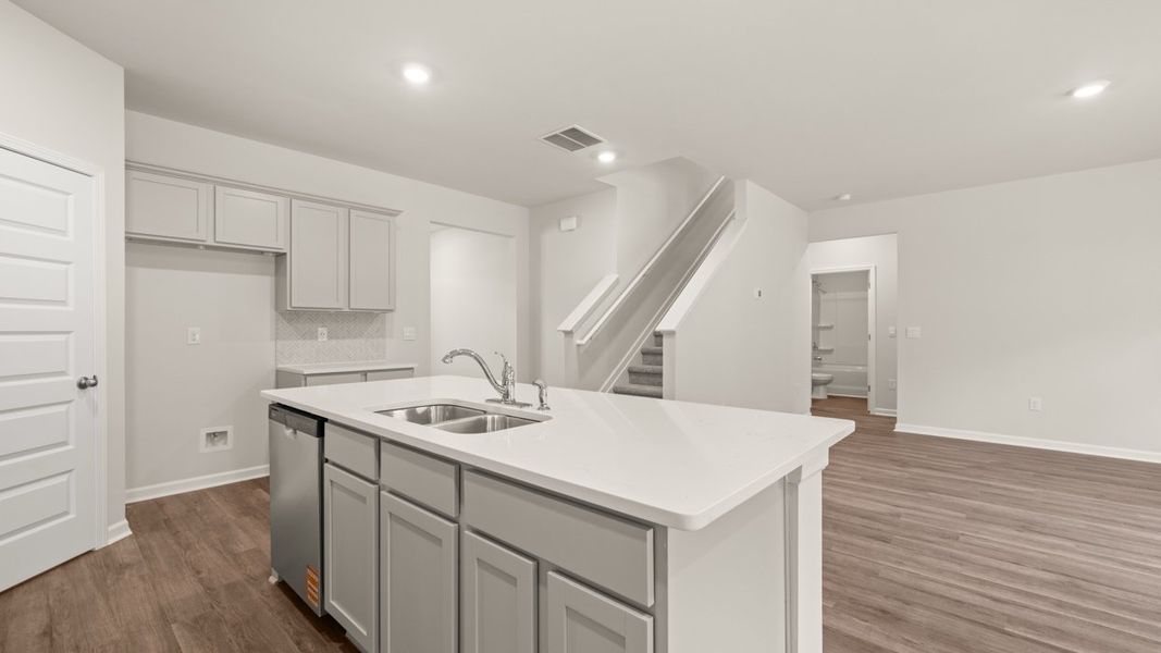Furnished interior view inside a new home in Preserve at Dove Creek, Statham (Image 6).