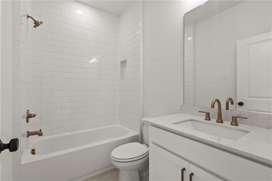 Furnished interior view inside a new home in Waterhaven, Cumming (Image 13).