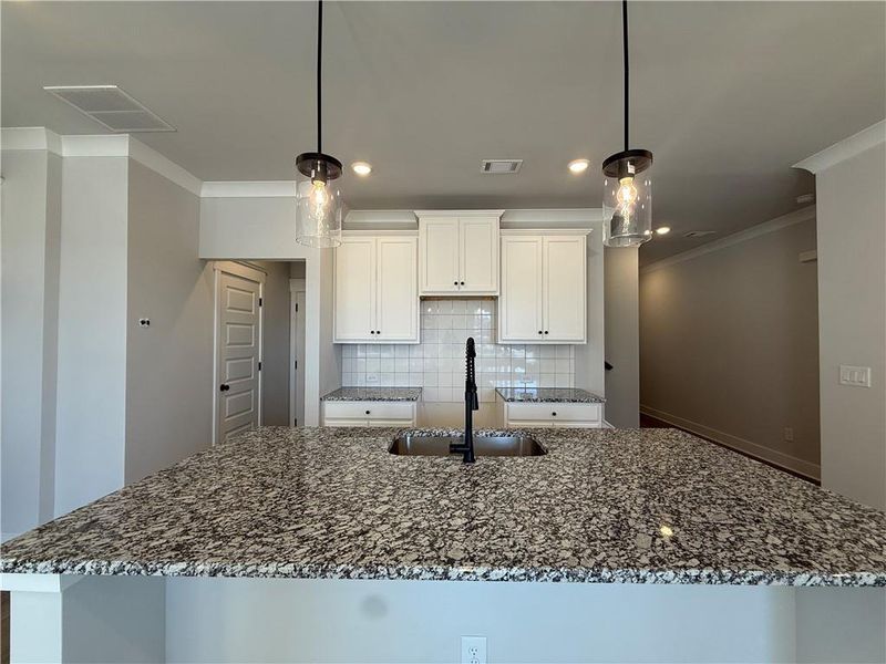 Furnished interior view inside a new home in The Towns at Auburn Station East, Auburn (Image 4).
