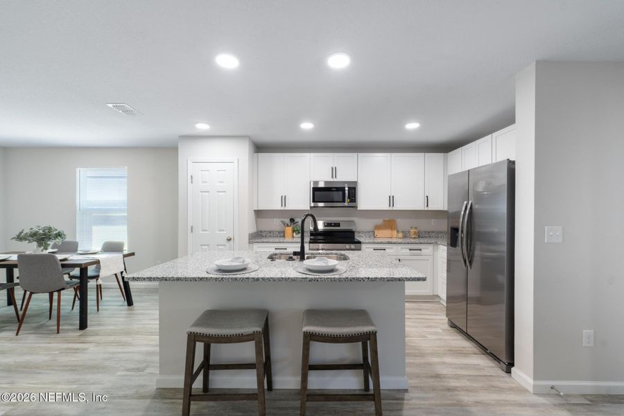 Furnished interior view inside a new home in , Jacksonville (Image 19).