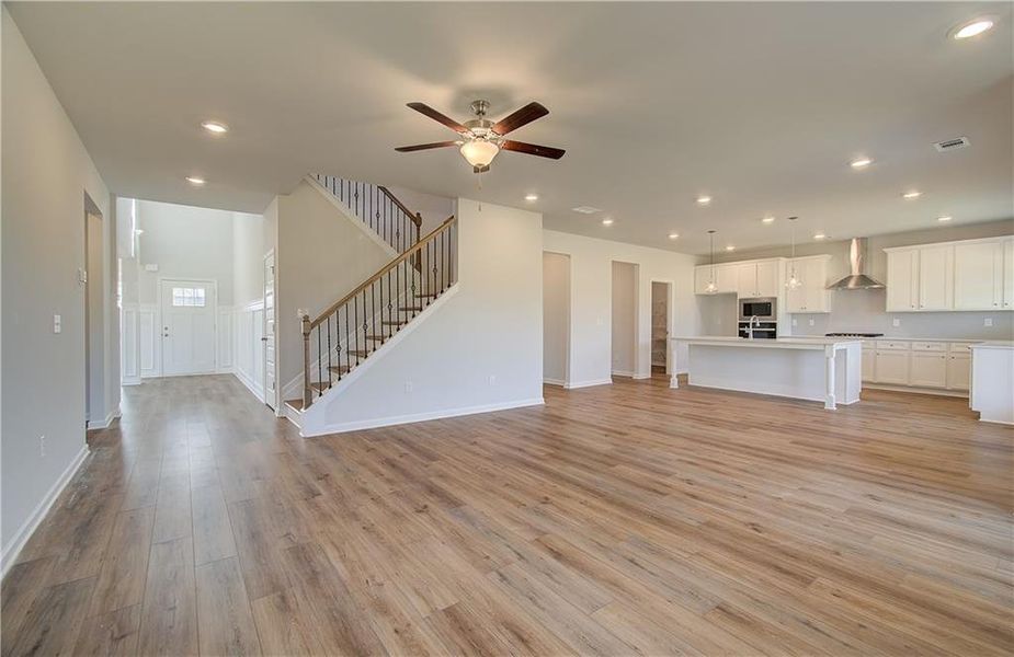 Spacious, unfurnished interior of a new home in Grandview at Millers Mill, Stockbridge (Image 12). Spacious, unfurnished interior of a new home in Grandview at Millers Mill, Stockbridge (Image 12).