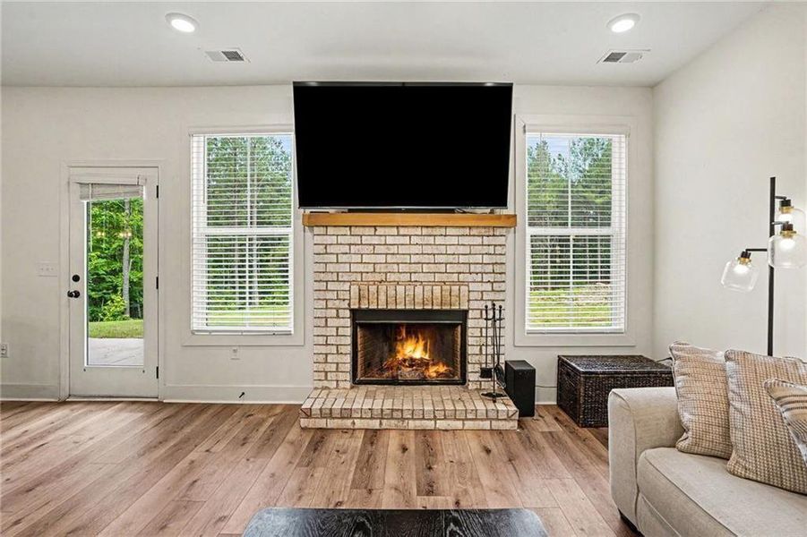 Furnished interior view inside a new home in , Monticello (Image 19).