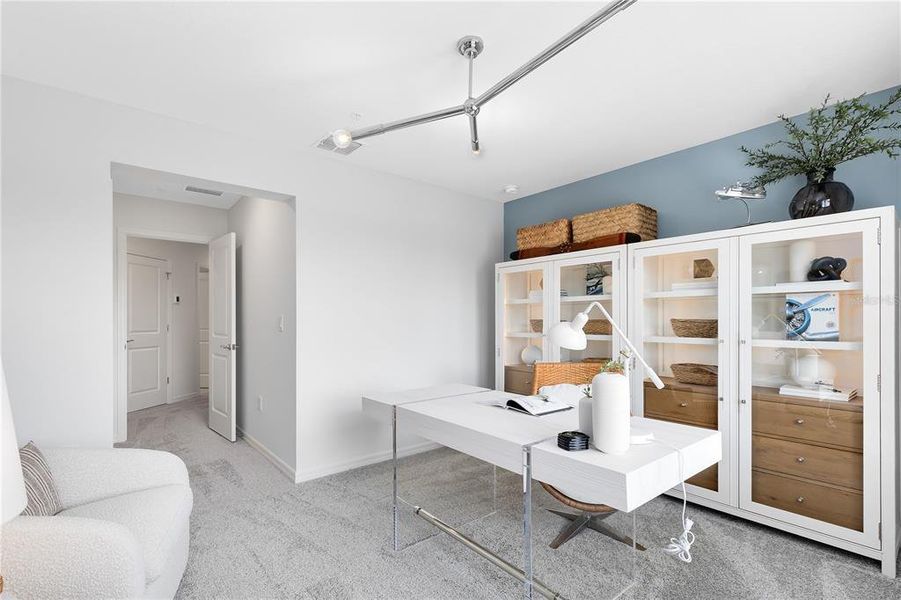 Furnished interior view inside a new home in Oviedo Square, Oviedo (Image 25).