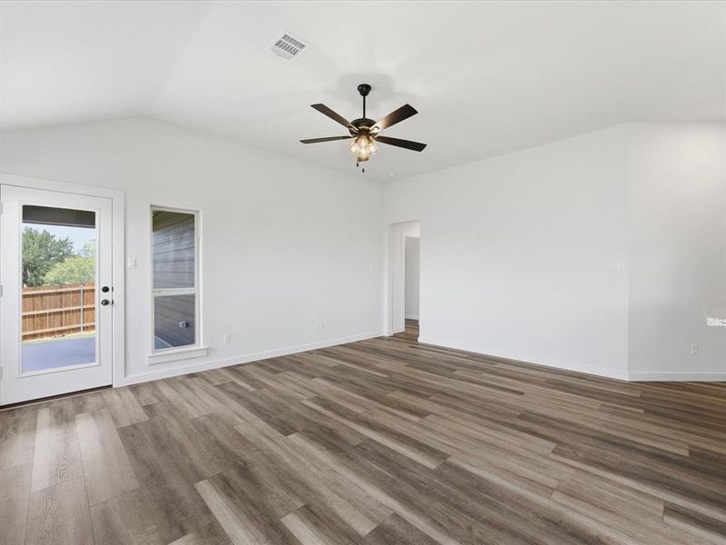 Spacious, unfurnished interior of a new home in Pitcock Addition, Graham (Image 34). Spacious, unfurnished interior of a new home in Pitcock Addition, Graham (Image 34).