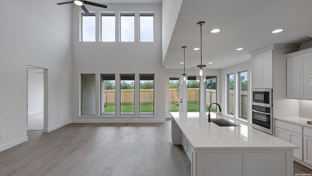 Furnished interior view inside a new home in Haby Hill, San Antonio (Image 9).