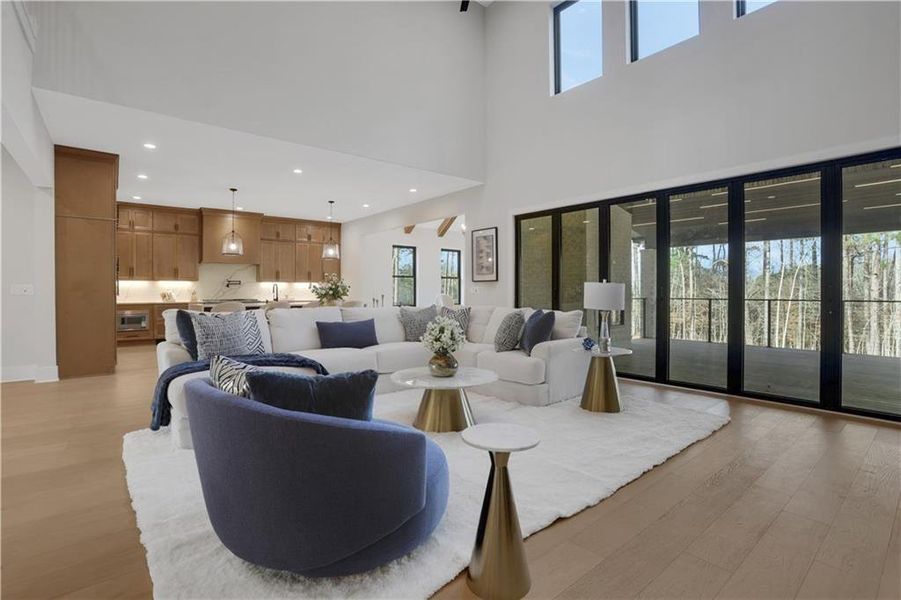 Furnished interior view inside a new home in , Milton (Image 11).