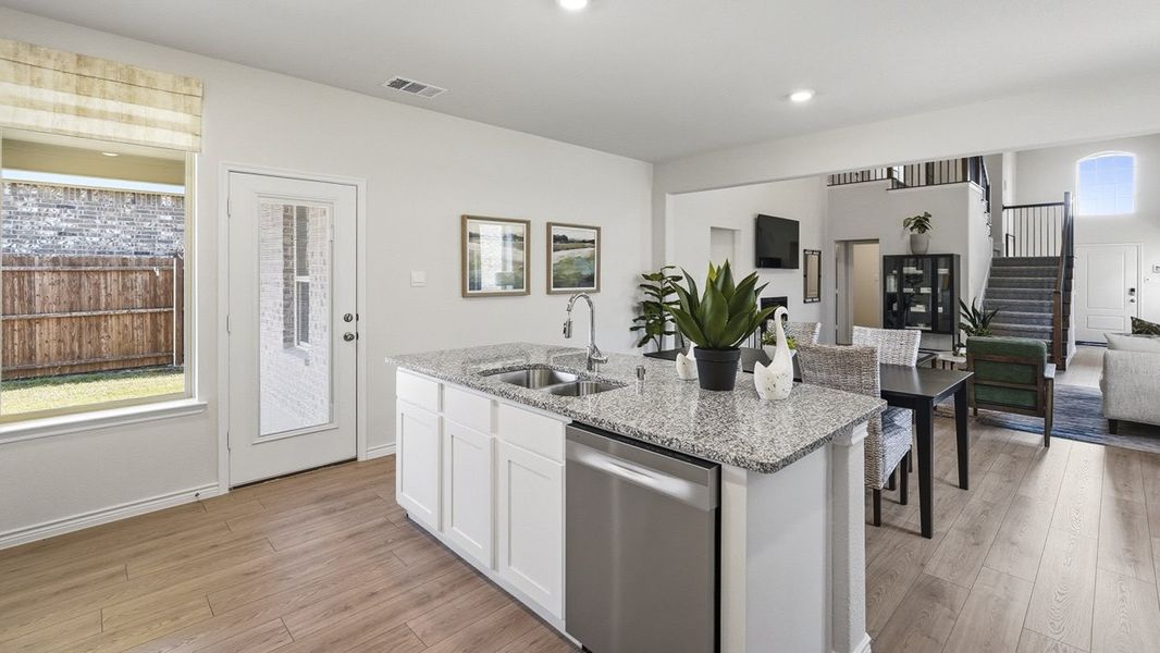 Representative furnished interior of a home built from the Lakehurst by D.R. Horton in The Woods at Lindsey Place, Anna (Image 11).