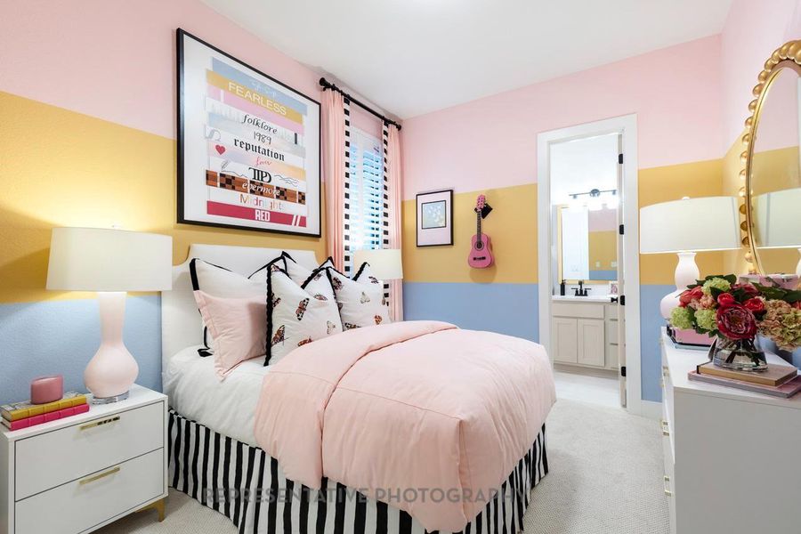 Furnished interior view inside a new home in , Manvel (Image 4).