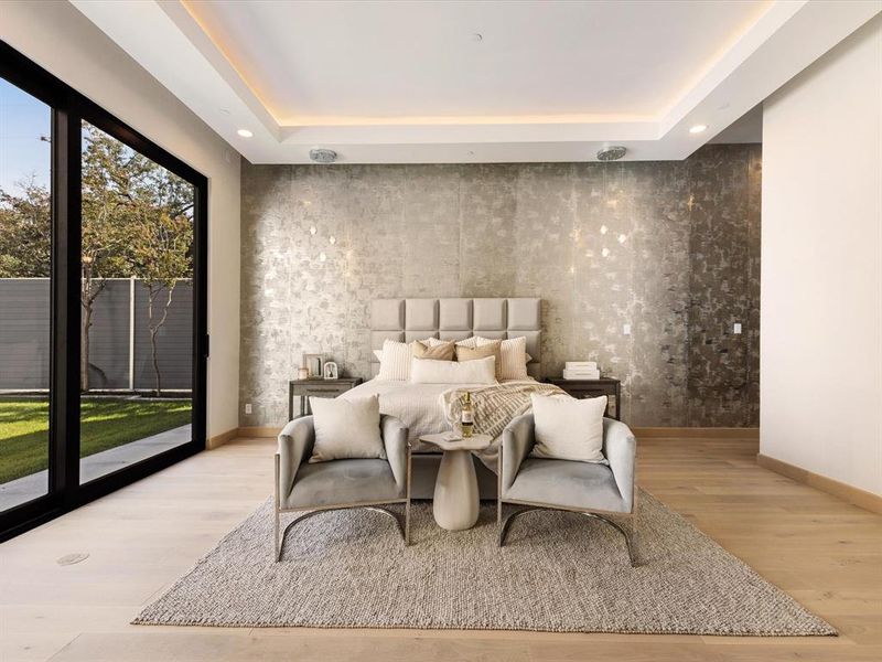 Furnished interior view inside a new home in , Dallas (Image 3).