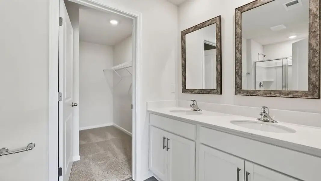 Furnished interior view inside a new home in Waverly Station, Greenwood (Image 10).
