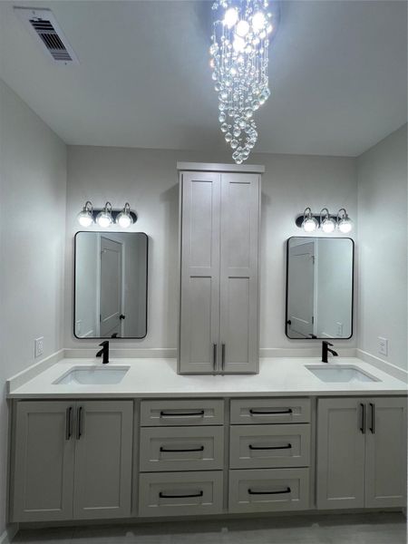 Jack & Jill shared vanity