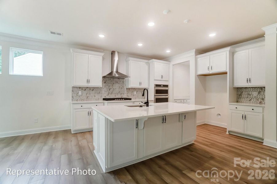 Furnished interior view inside a new home in Enclave at Riverdale, Huntersville (Image 4).