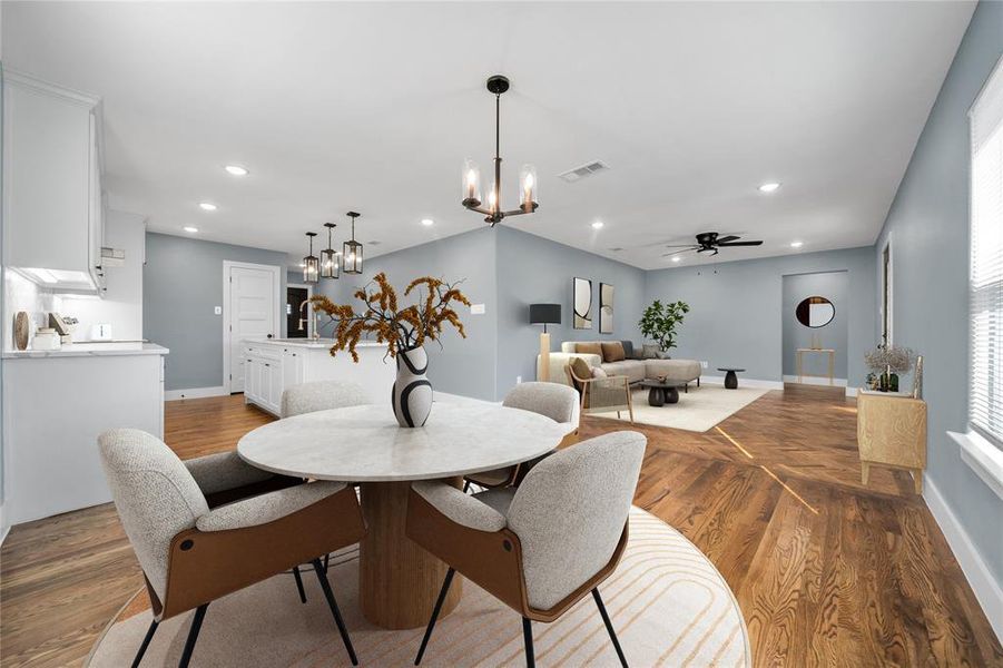 Furnished interior view inside a new home in , Kemp (Image 10).