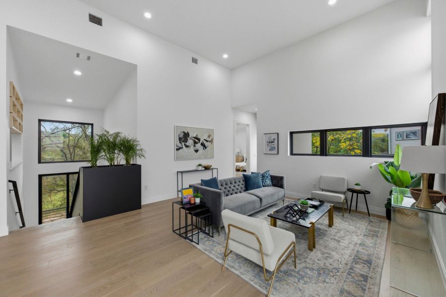 Furnished interior view inside a new home in , Austin (Image 3). Furnished interior view inside a new home in , Austin (Image 3).