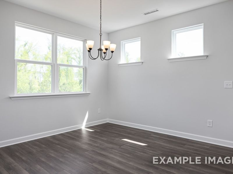 Representative unfurnished interior of a home built from the The Grace A by Davidson Homes LLC in Gregory Village, Lillington (Image 25).