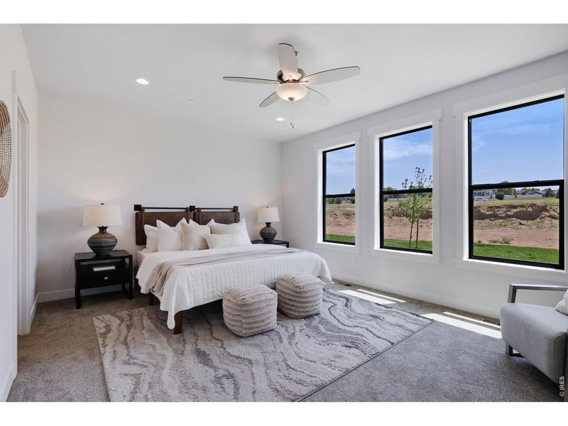 Furnished interior view inside a new home in , Greeley (Image 16).