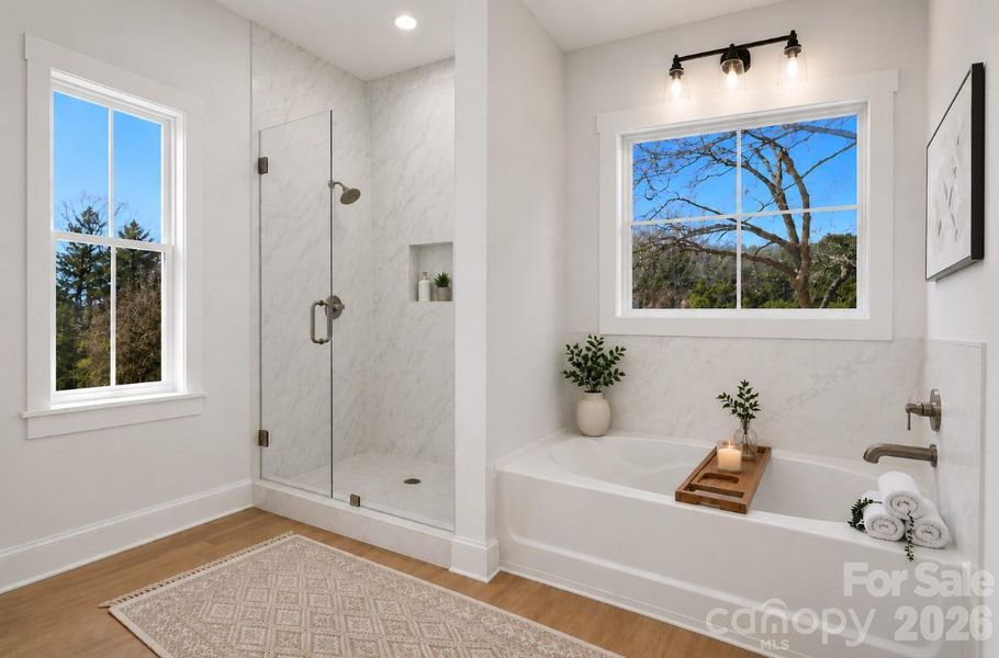 *representative photo- staged primary bathroom