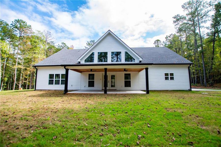 Exterior details and patio area of a home in , Newnan (Image 3).