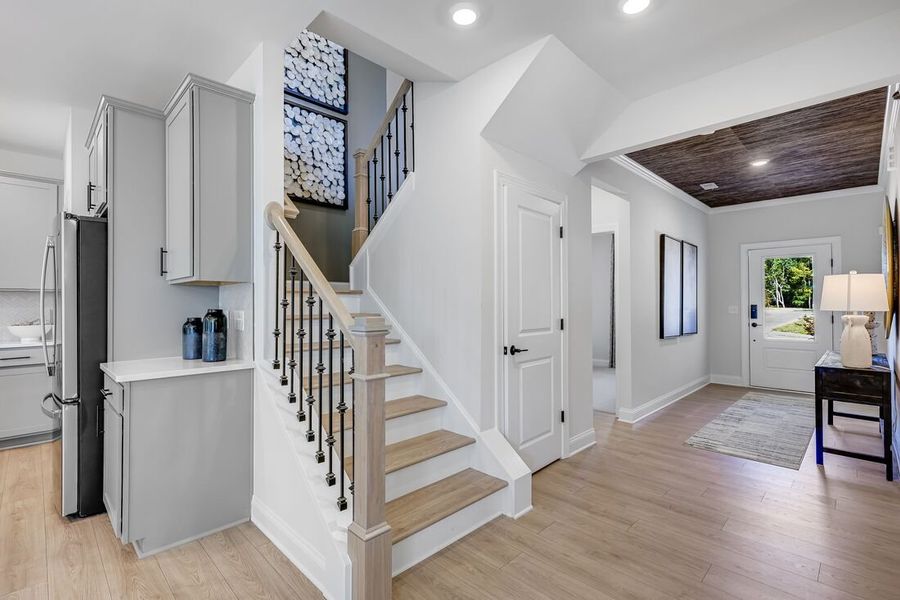Representative furnished interior of a home built from the Ashford by Taylor Morrison in Silverstone, Knightdale (Image 8).