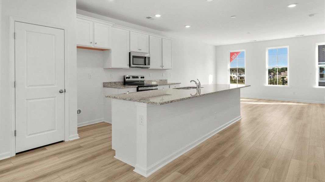 Furnished interior view inside a new home in Seabreeze Crossing, Little River (Image 9).