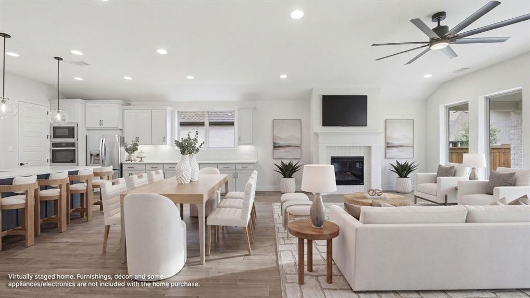 Furnished interior view inside a new home in Terraces, Rockwall (Image 15). Furnished interior view inside a new home in Terraces, Rockwall (Image 15).