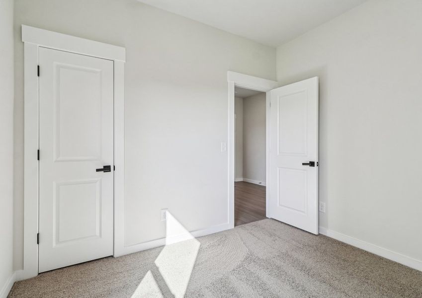 Each room has a closet