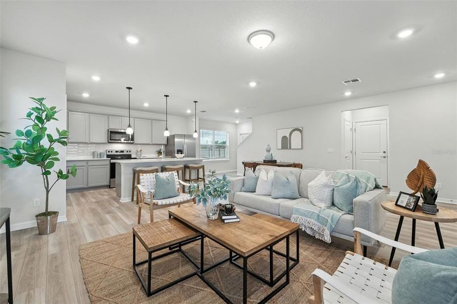 Furnished interior view inside a new home in Amelia Groves, St. Cloud (Image 16).