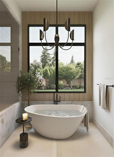 Furnished interior view inside a new home in Lake Sheen Sound, Orlando (Image 23).